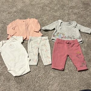 👑 Disney Princess and Carter’s Baby girl outfits